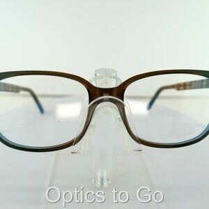 ANDY WOLF 4523 C:M ( BROWN / BLUE)  52-15-140 Eyeglass Frames